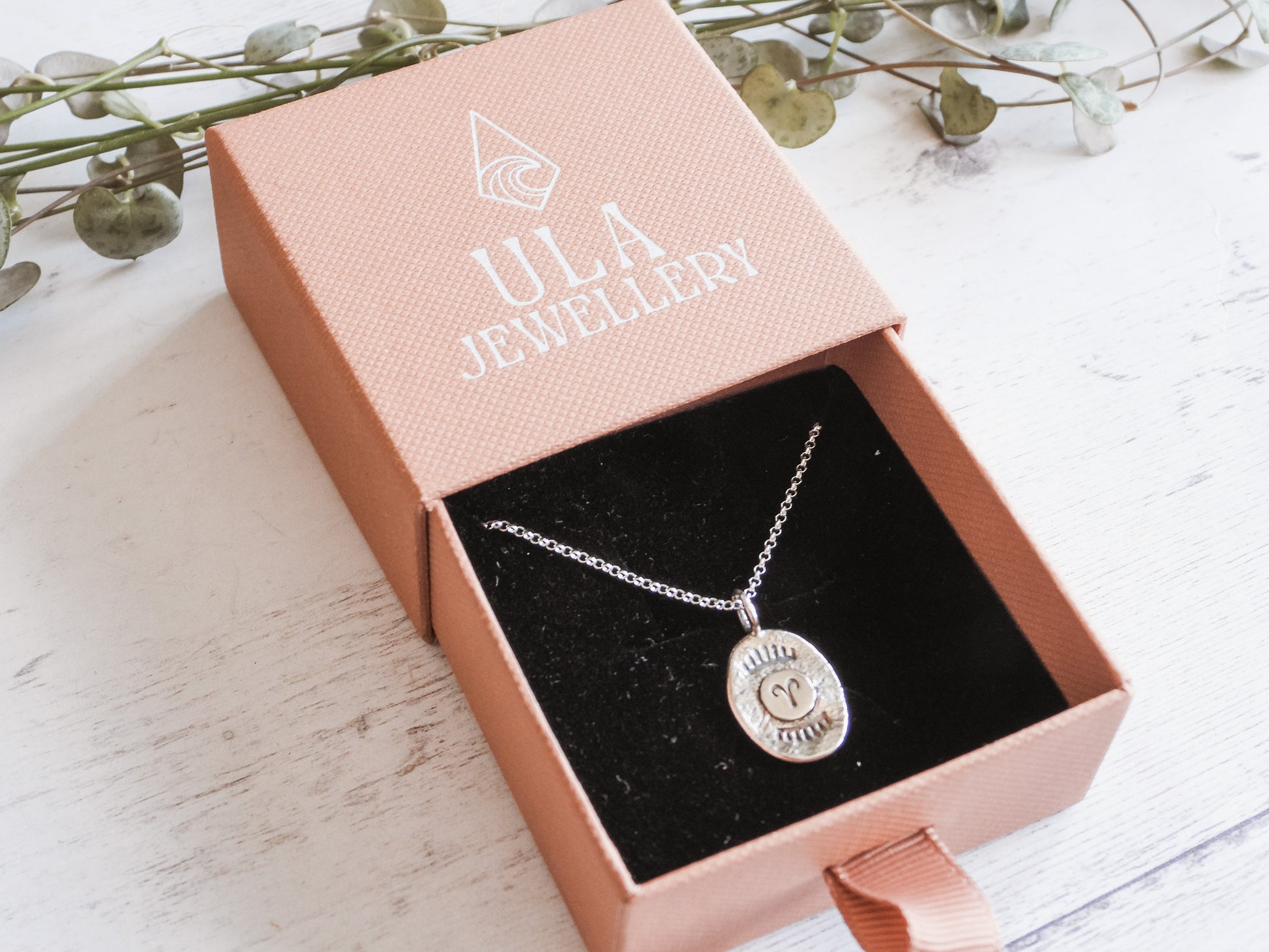 aries birth symbol zodiac star sign charm necklace
