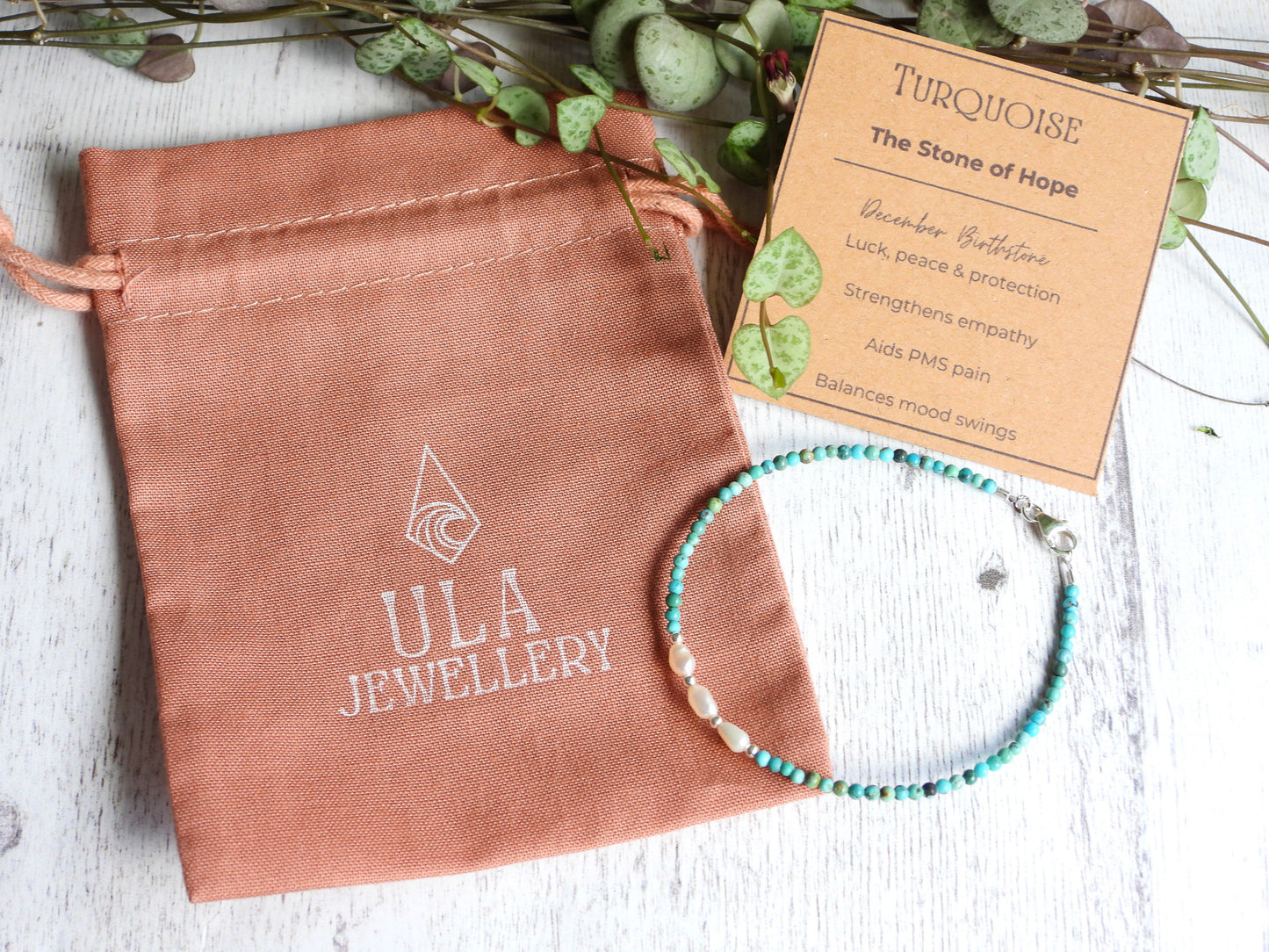 Morvoren Pearl & Turquoise Bracelet | Style 1