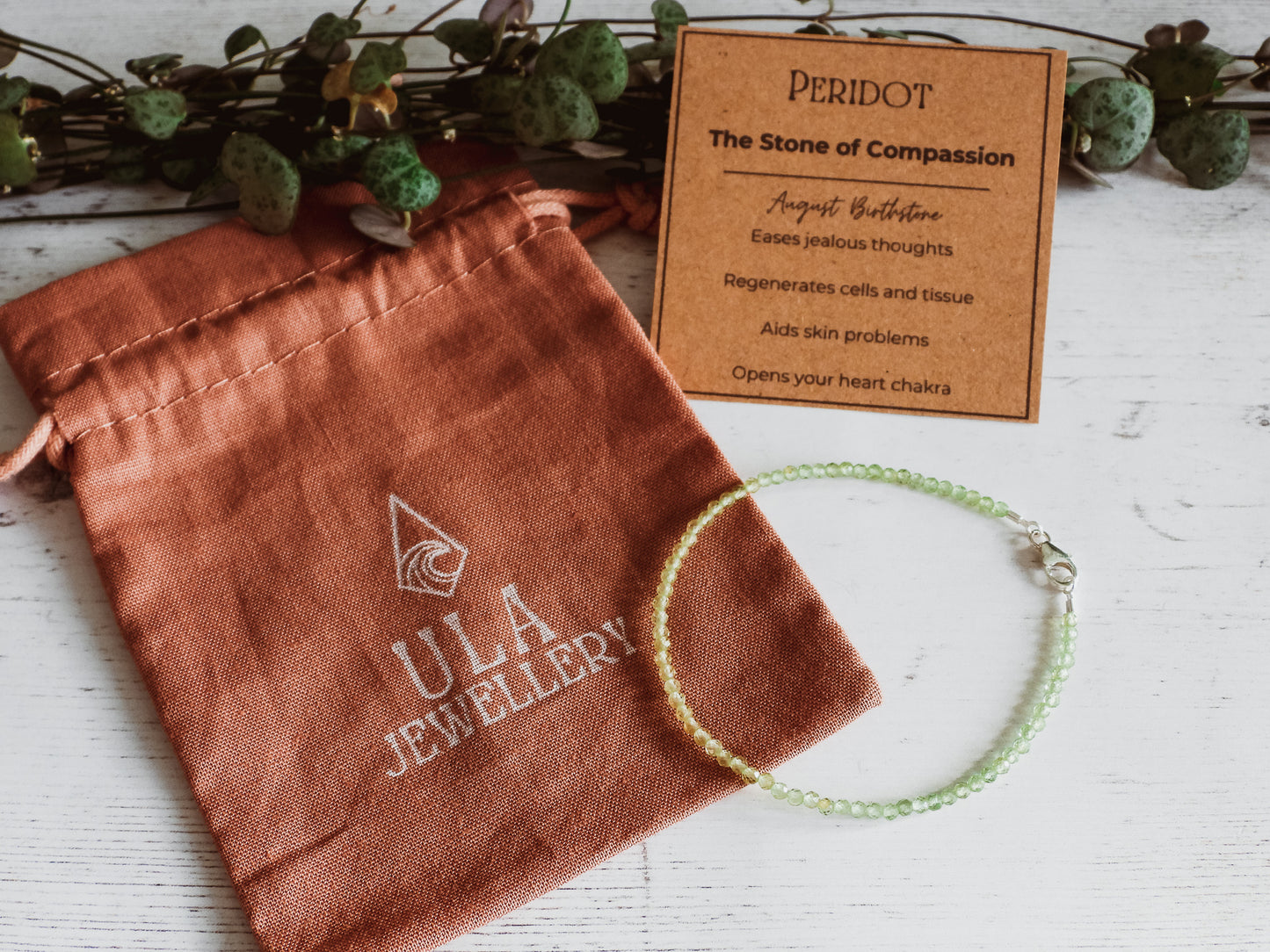 ula jewellery birthday gift idea, custom birthstone bracelet