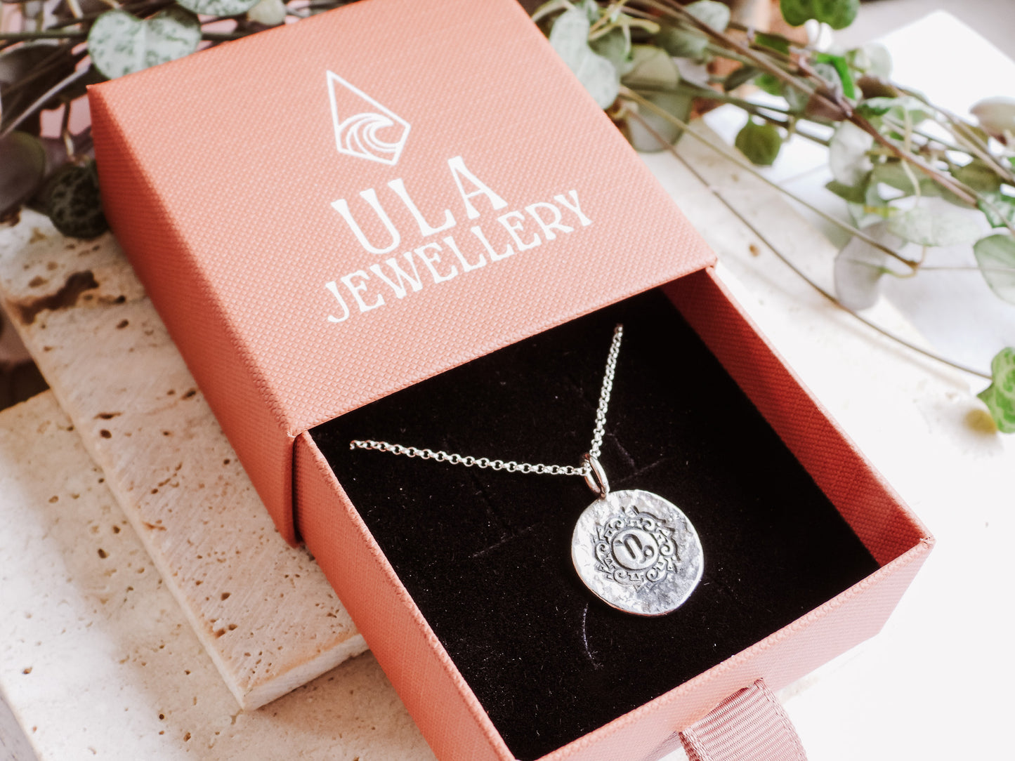 Rustic Capricorn Star Sign Mandala Necklace | Recycled Silver 925