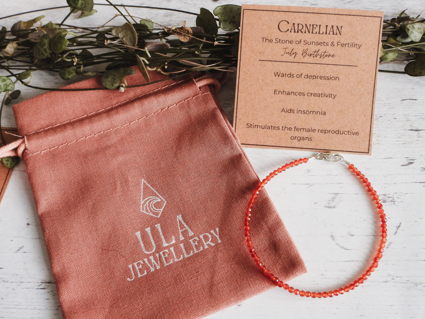 Ula Jewellery dainty custom gemstone and crystal stacking bracelets