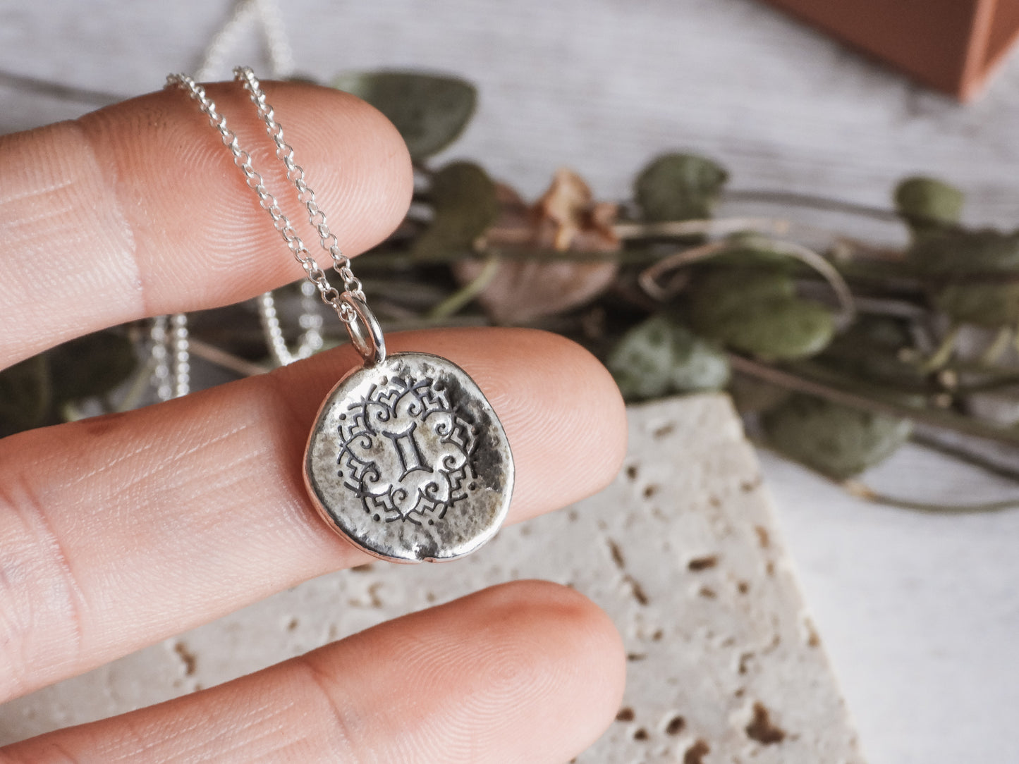 Ula Jewellery star sign and zodiac necklace with bohemian style