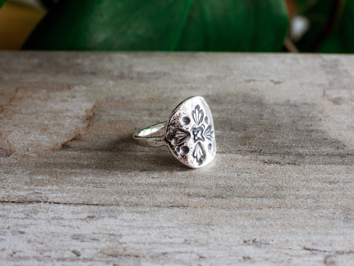 Custom Made Mandala Shield Ring