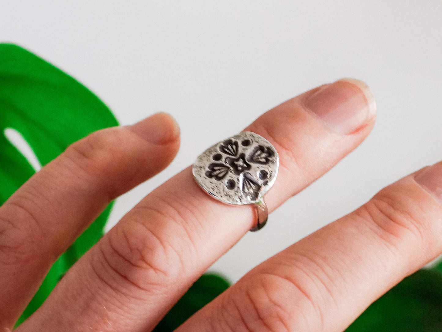 Custom Made Mandala Shield Ring