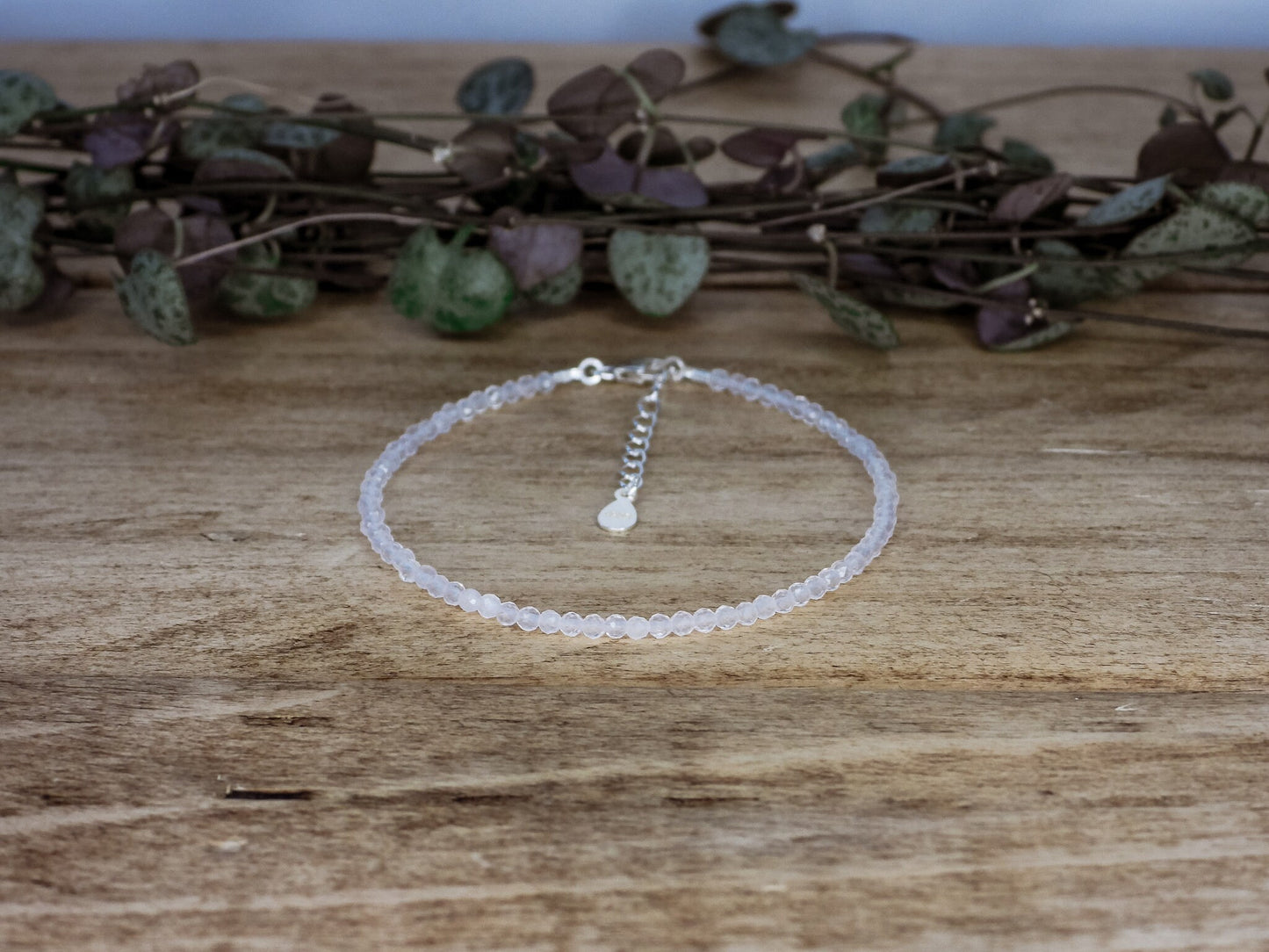 Dainty Quartz "Power" Gemstone Bracelet | April Birthstone