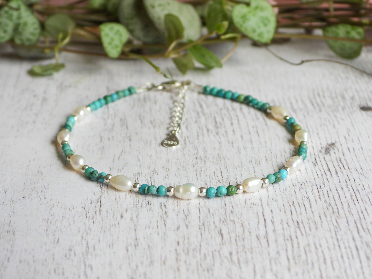 Morvoren Pearl & Turquoise Bracelet | Style 2