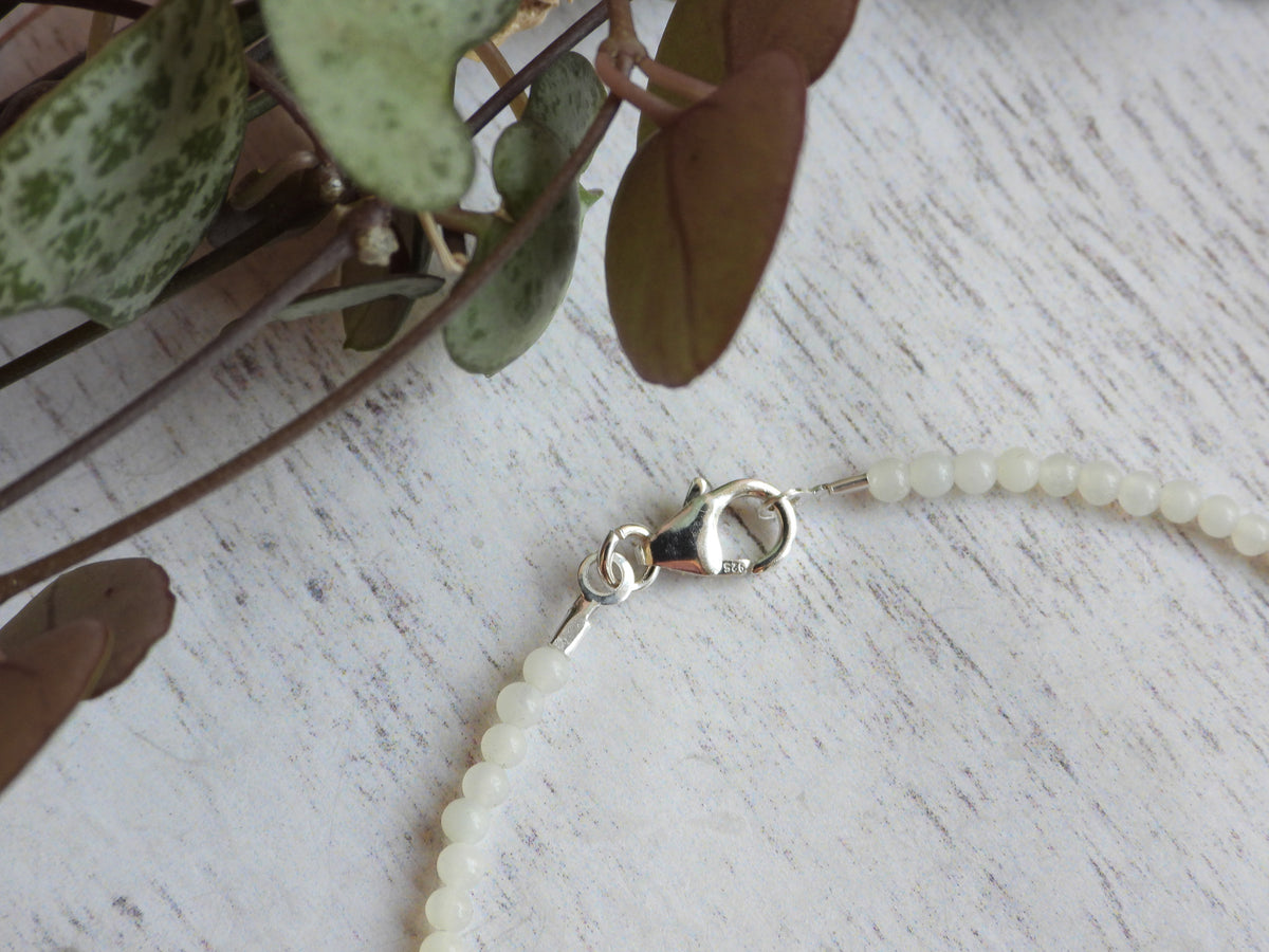 Dainty Amazonite Gemstone Bracelet | Sterling Silver | Handmade