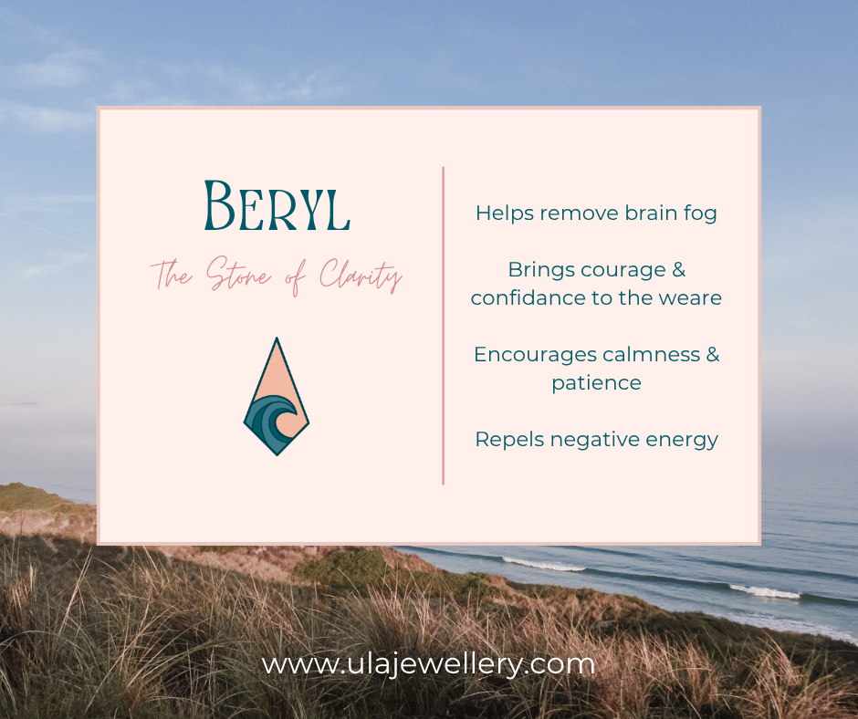 Dainty Beryl Gemstone Bracelet | Sterling Silver | Handmade