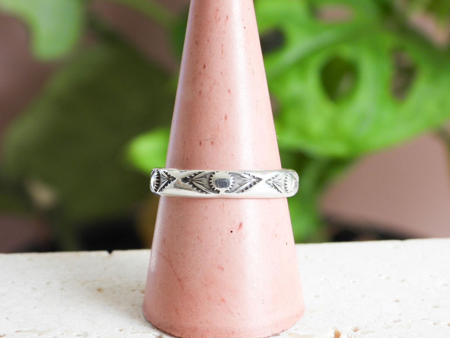 Boho Style Custom stacking Ring | Recycled Silver 925