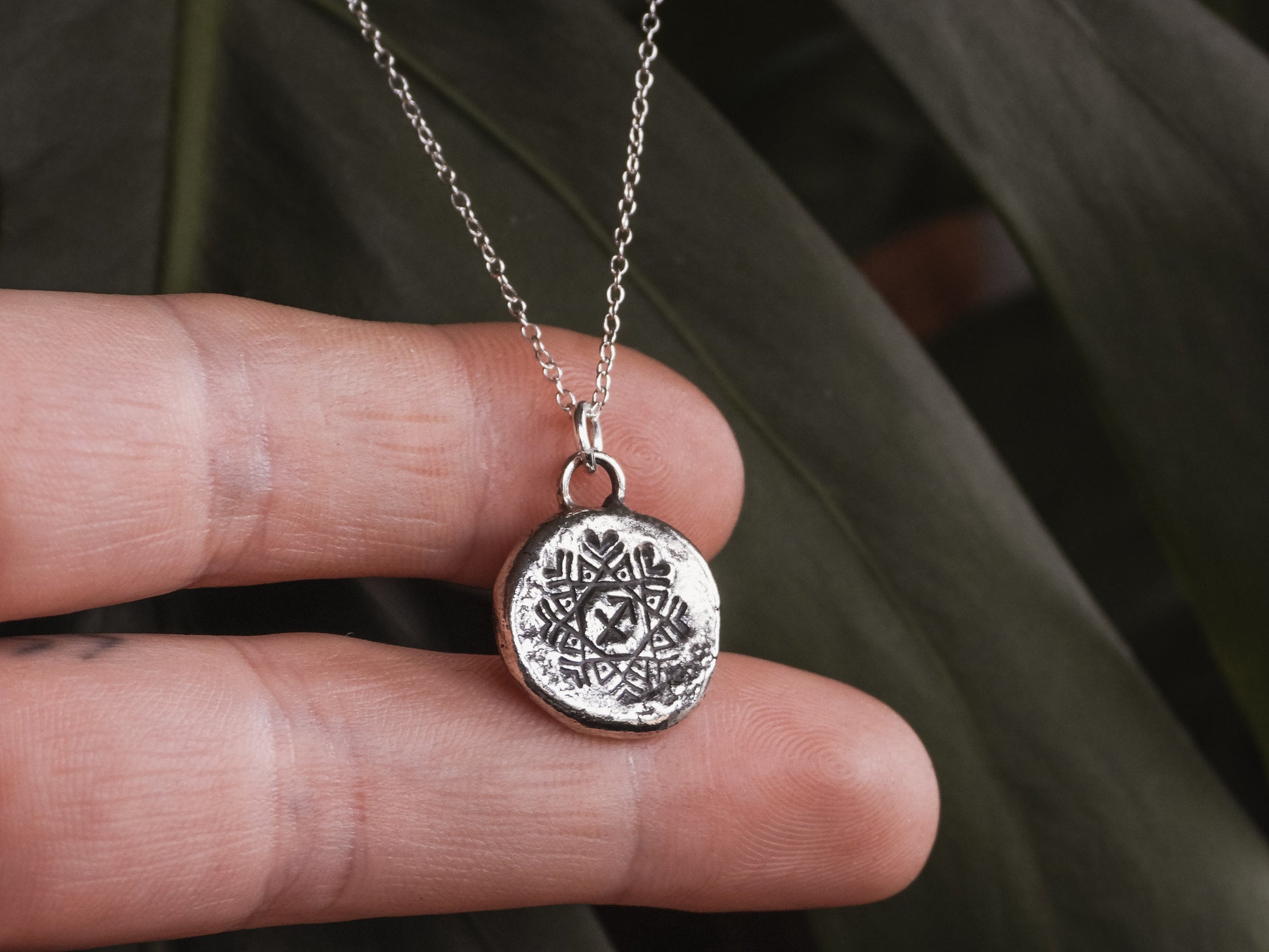 recycled bohemian style sagittarius layering necklace