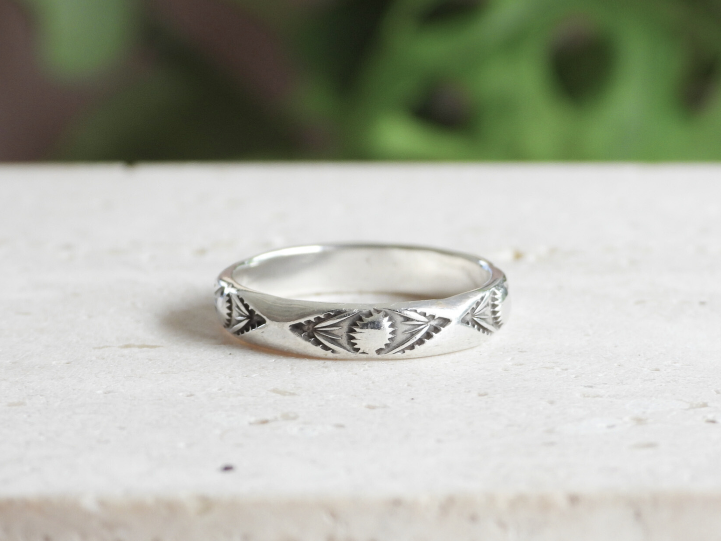 Boho Style Custom Stacking Ring | Recycled Silver 925