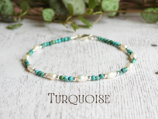 Morvoren Pearl & Turquoise Bracelet | Style 2