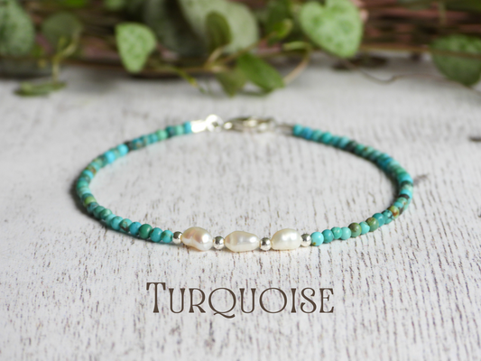 Morvoren Pearl & Turquoise Bracelet | Style 1