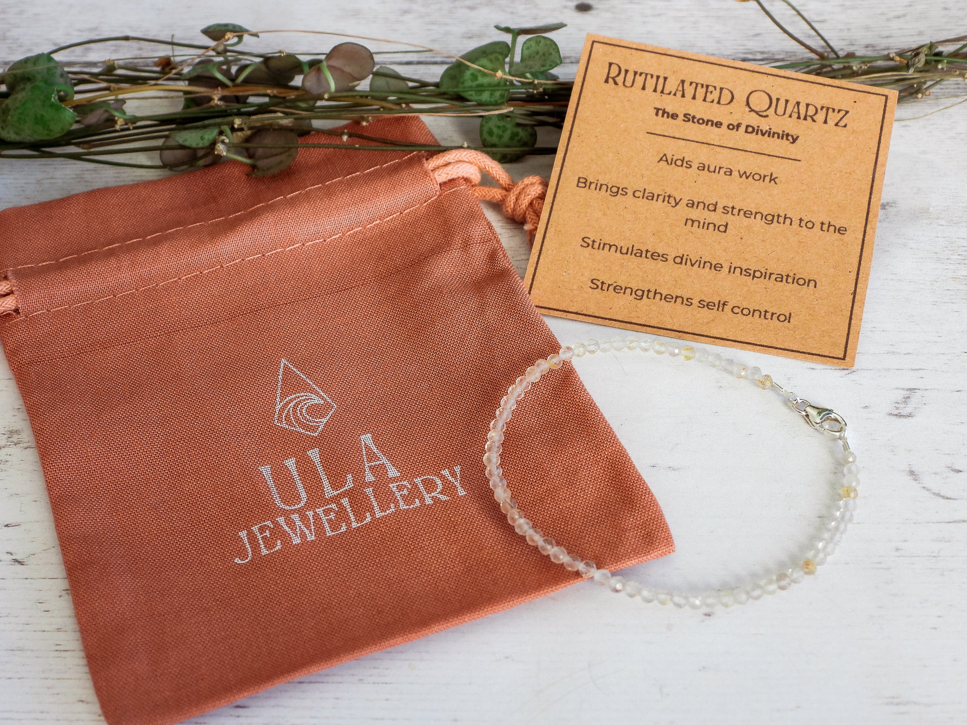 gift idea, custom handmade crystal healing and gemstone stacking bracelets by Ula Jewellery Cornwall