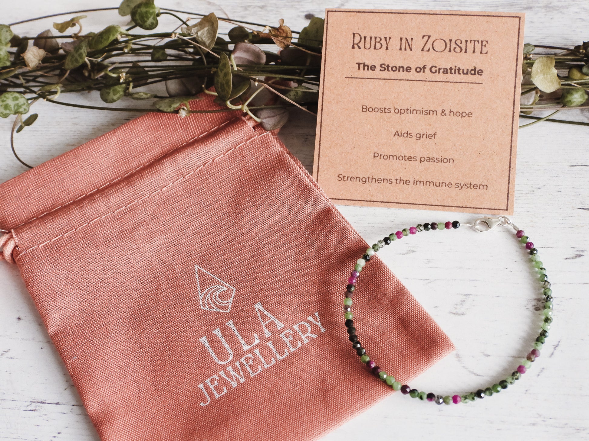 custom crystal and gemstone stacking bracelets by Ula Jewellery Cornwall