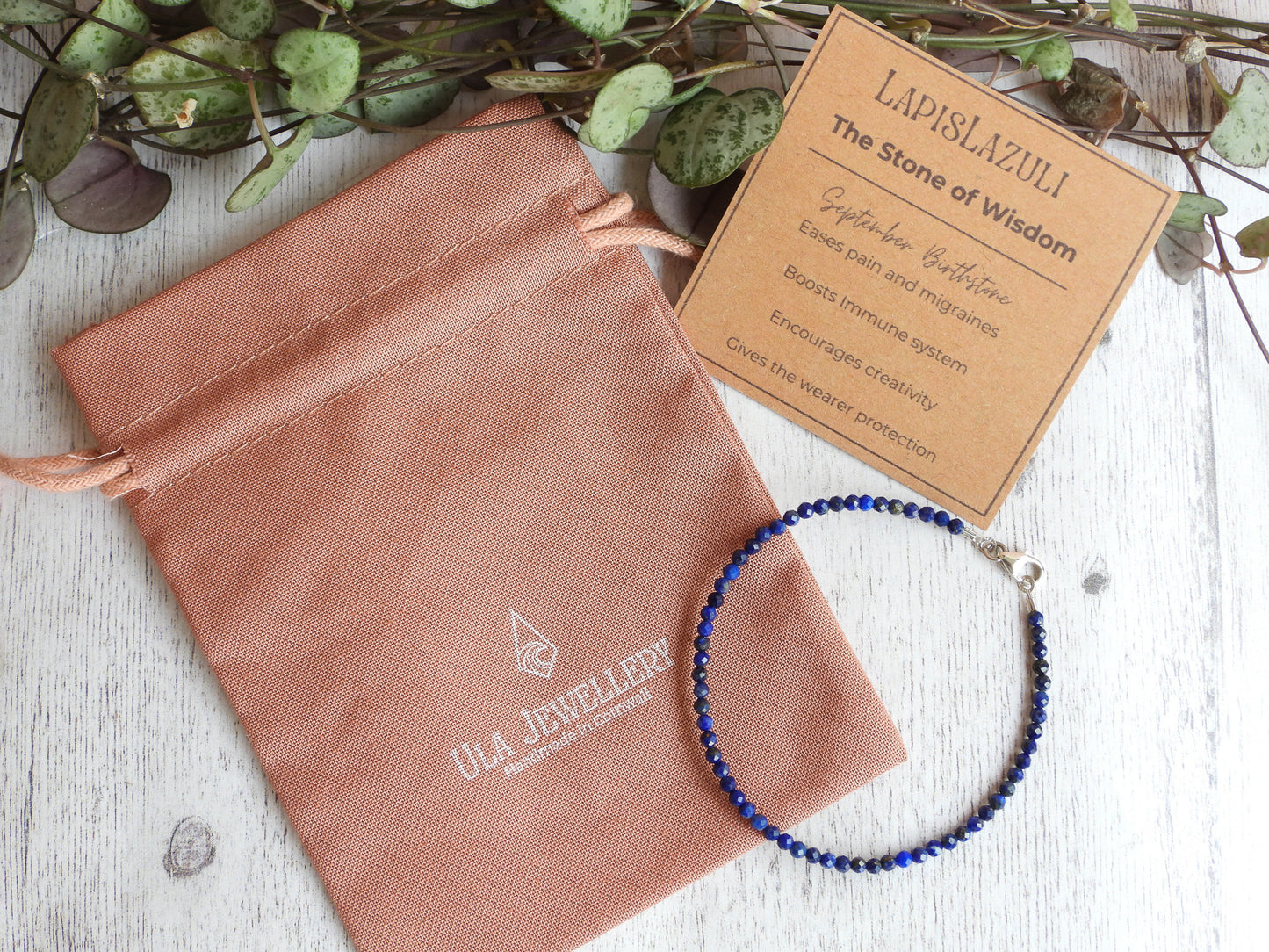 handmade birthstone lapis lazuli gemstone bracelets handmade