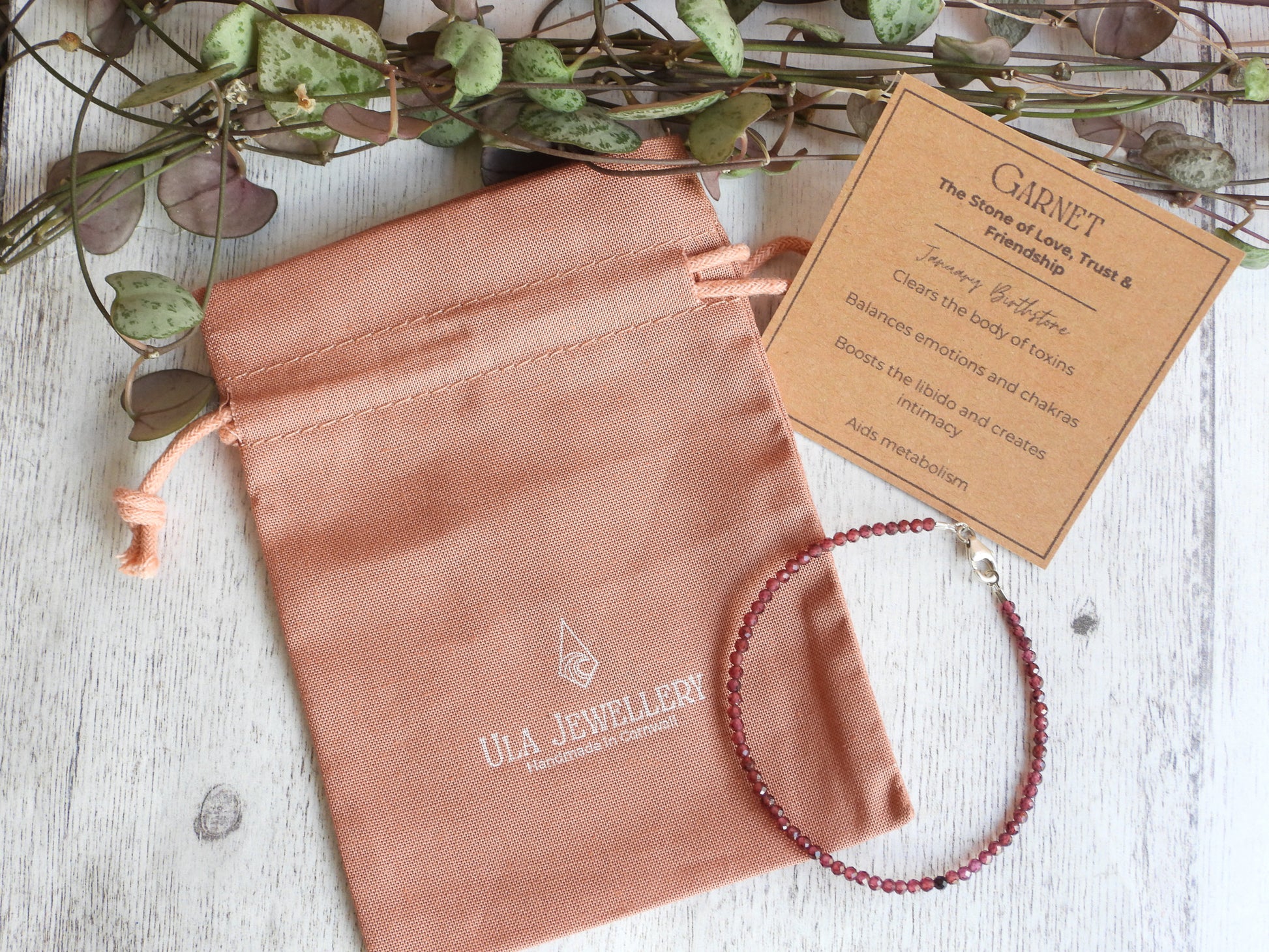 handmade custom birthstone bracelets, featuring solid sterling silver clasp