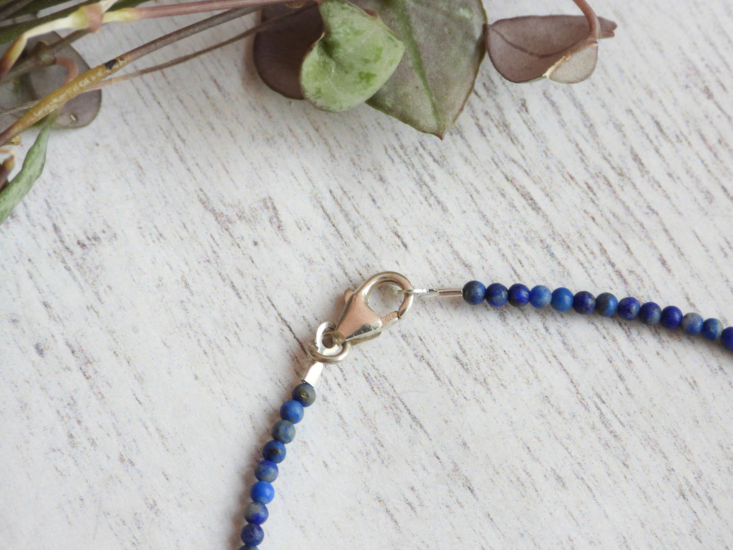 Dainty Lapis Lazuli "Truth" Gemstone Bracelet | September Birthstone | Round Beads
