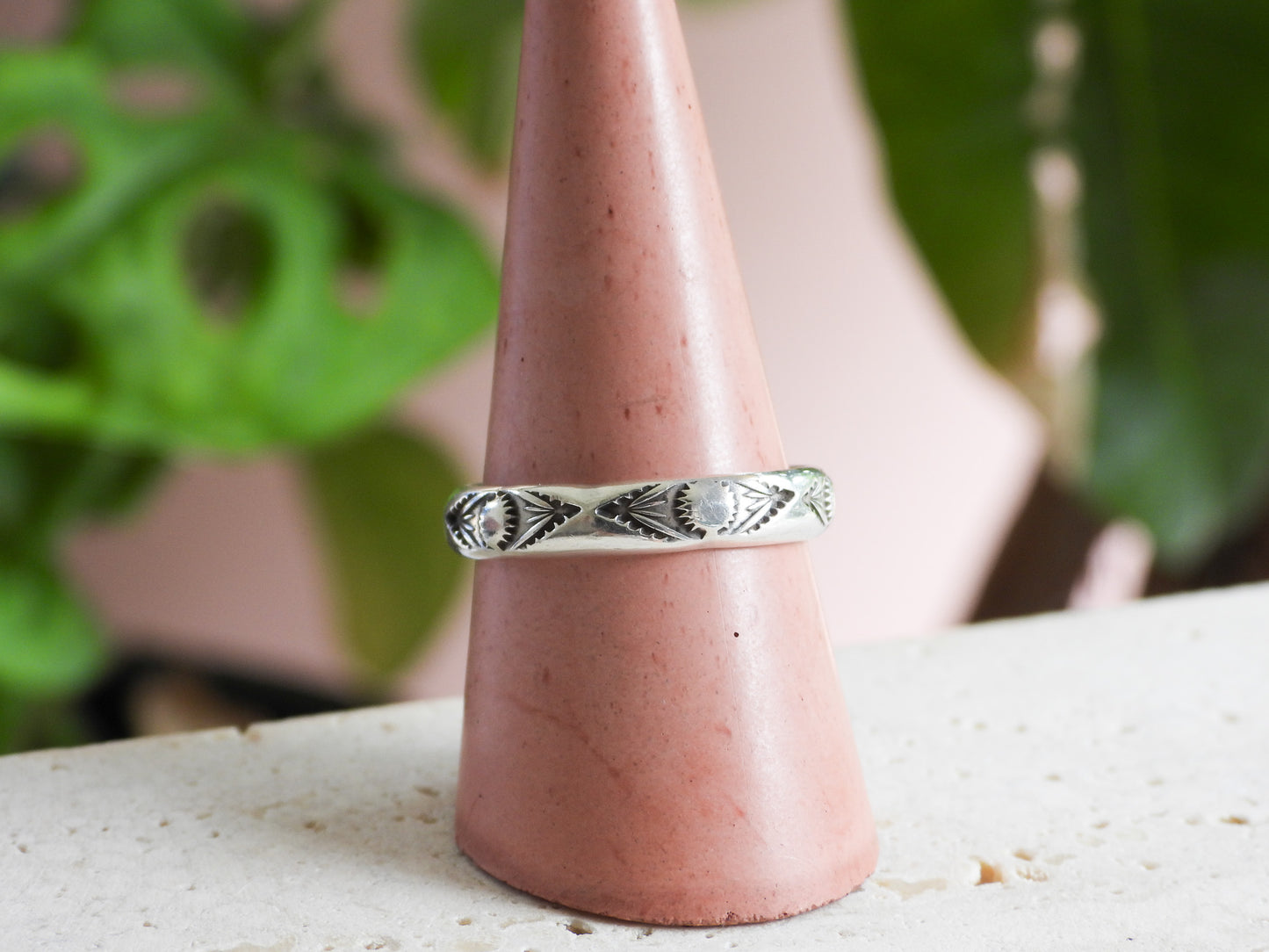Boho Style Custom stacking Ring | Recycled Silver 925