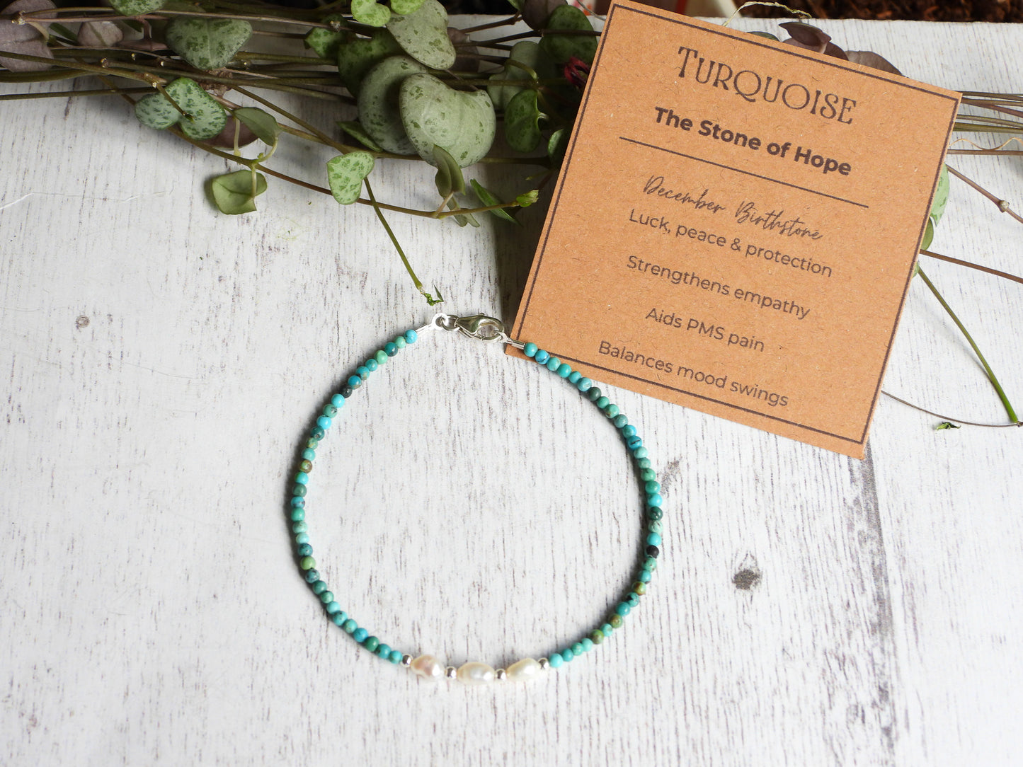 Morvoren Pearl & Turquoise Bracelet | Style 1
