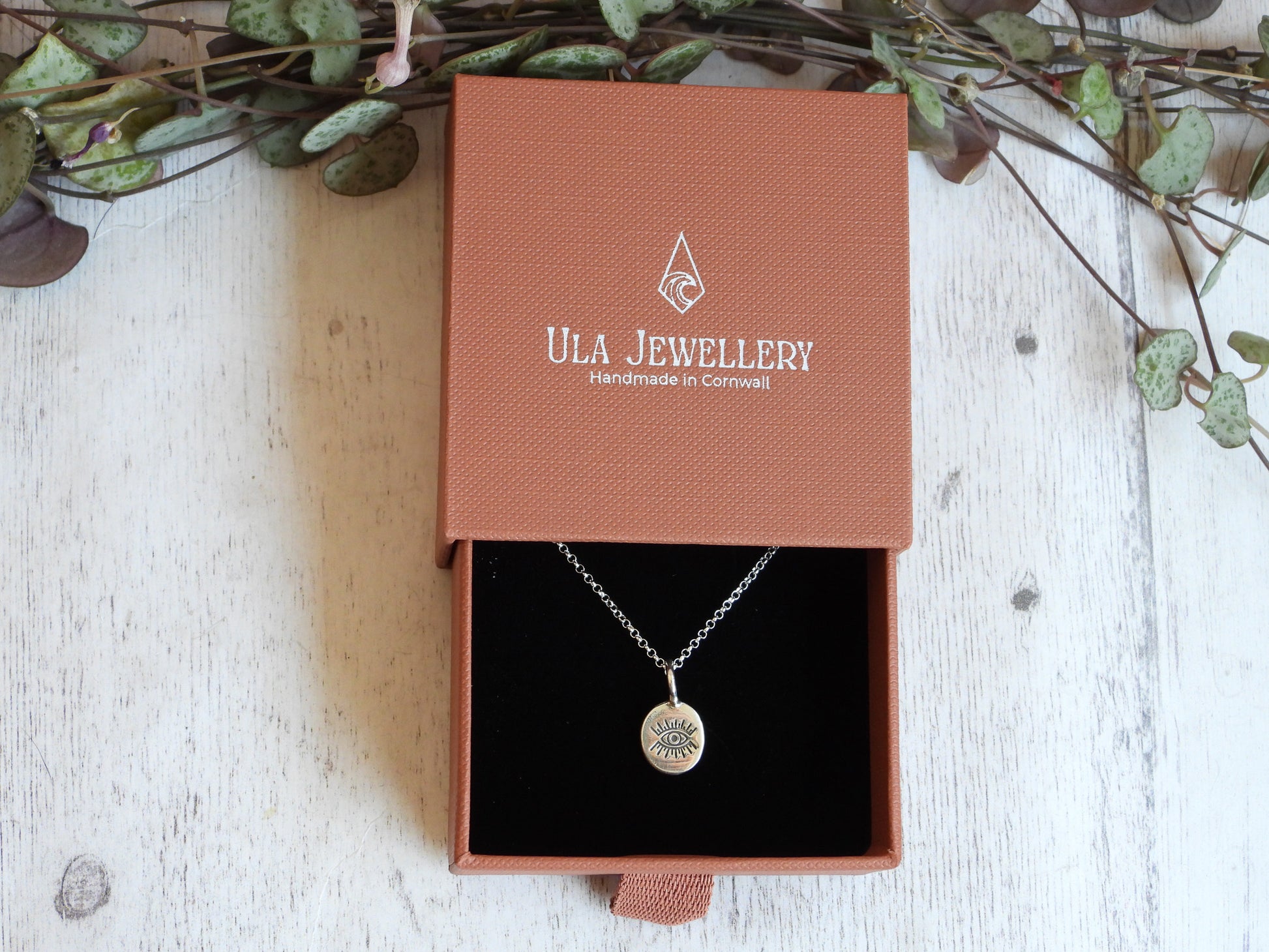 protection necklace with evil eye charm ancient symbol