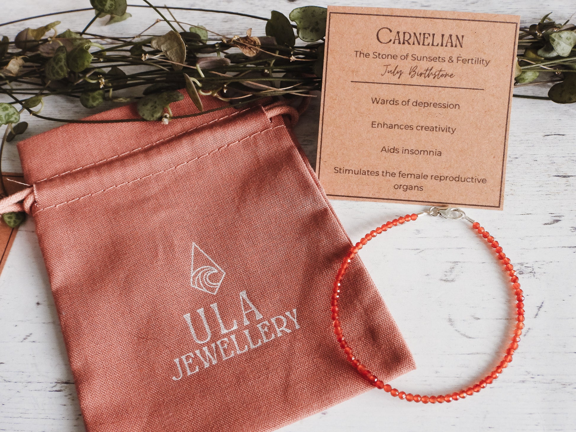 Ula Jewellery dainty custom gemstone and crystal stacking bracelets