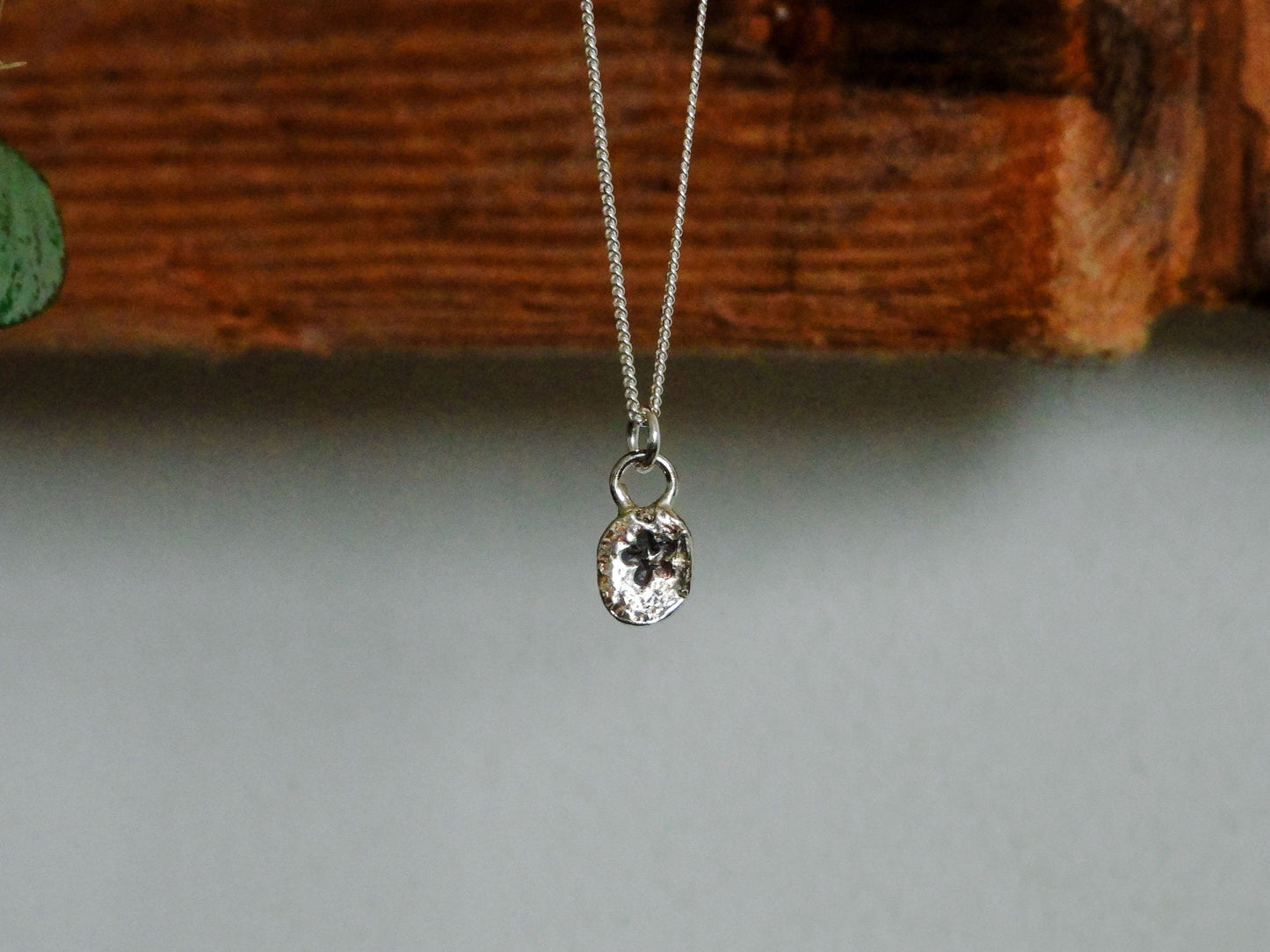 Dainty Recycled Silver Star Charm Necklace