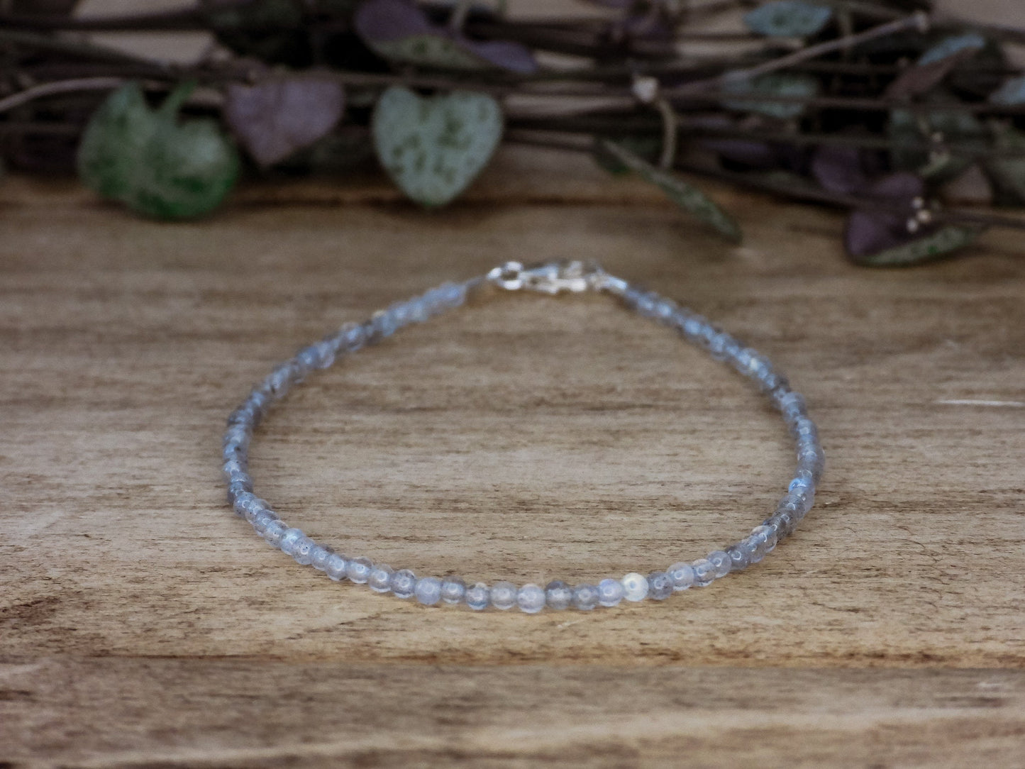 Dainty Labradorite "Transformation" Gemstone Bracelet